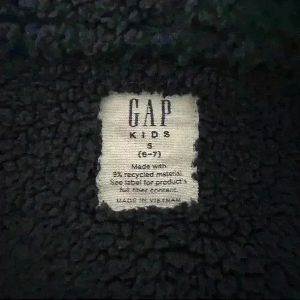 NWOT Gap Sherpa Lined Hoodie Unisex |‎ Navy Blue | SZ S